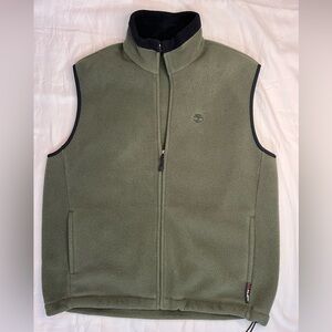 Timberland Olive Green Polartech Fleece Vest Men’s XL